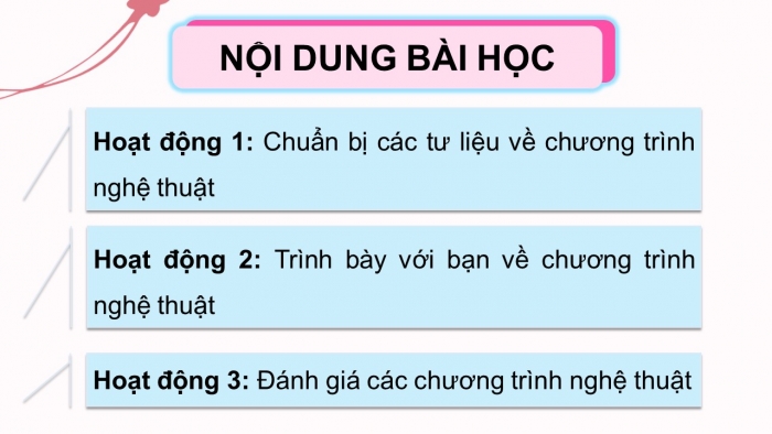 Giáo án điện tử Tiếng Việt 5 kết nối Bài 28: Chương trình nghệ thuật em yêu thích