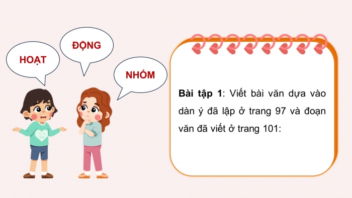 Giáo án điện tử Tiếng Việt 5 chân trời Bài 5: Viết bài văn kể chuyện sáng tạo (Bài viết số 1)