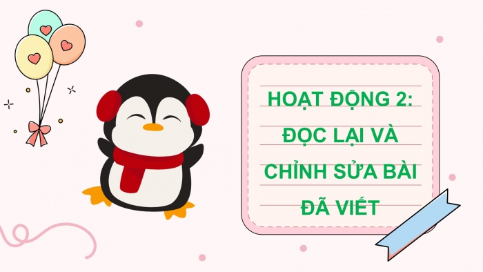 Giáo án điện tử Tiếng Việt 5 chân trời Bài 7: Trả bài văn kể chuyện sáng tạo (Bài viết số 1)