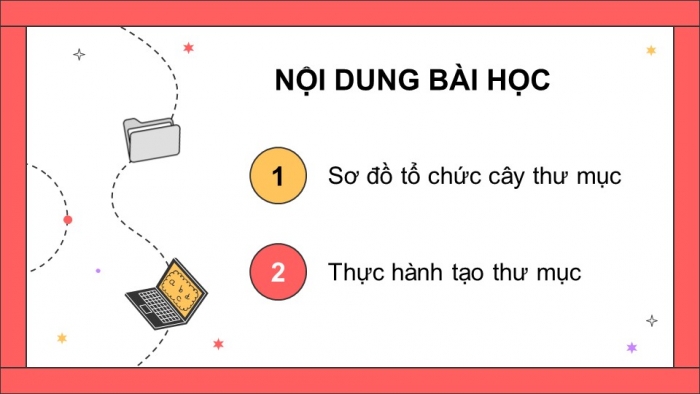 Giáo án điện tử Tin học 5 cánh diều Chủ đề C2 Bài 1: Thực hành tạo cây thư mục