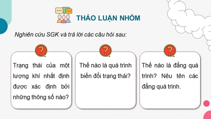 Giáo án điện tử Vật lí 12 chân trời Bài 6: Định luật Boyle. Định luật Charles