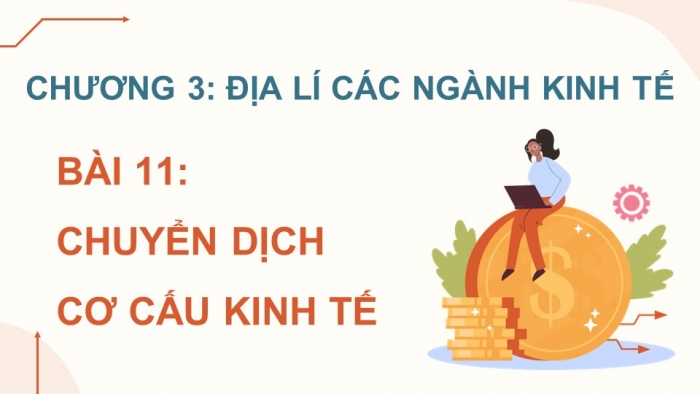 Giáo án điện tử Địa lí 12 chân trời Bài 11: Chuyển dịch cơ cấu kinh tế