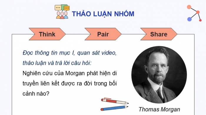 Giáo án điện tử Sinh học 12 cánh diều Bài 8: Di truyền liên kết giới tính, liên kết gene và hoán vị gene