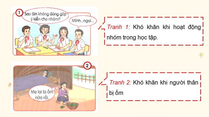 Giáo án điện tử Đạo đức 5 chân trời Bài 4: Em nhận biết khó khăn trong học tập và cuộc sống