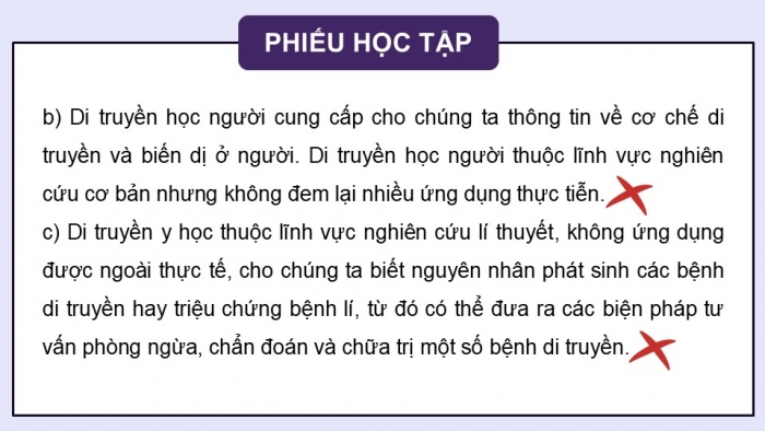 Giáo án điện tử Sinh học 12 kết nối Bài 13: Di truyền học người và di truyền y học