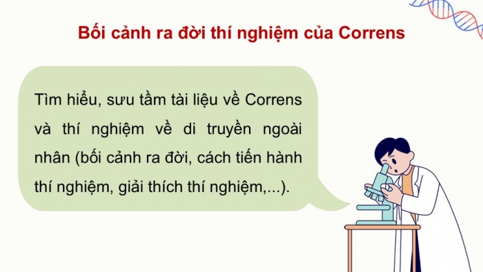 Giáo án điện tử Sinh học 12 cánh diều Bài 9: Di truyền gene ngoài nhân