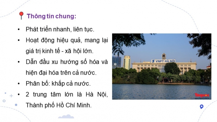 Giáo án điện tử Địa lí 9 kết nối Bài 9: Dịch vụ (P2)