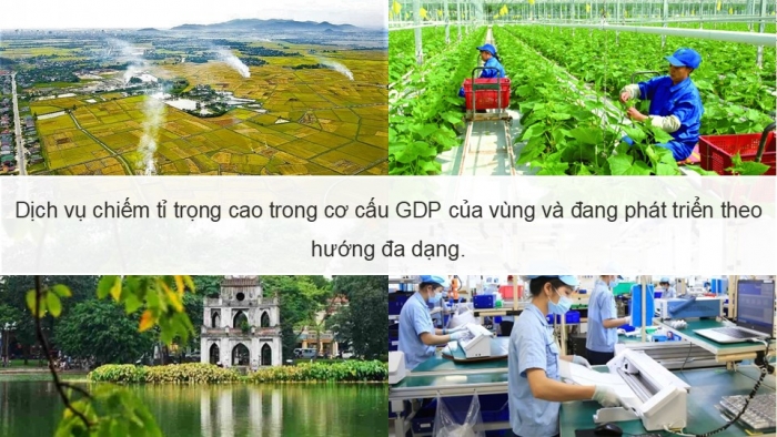 Giáo án điện tử Địa lí 9 chân trời Bài 11: Vùng Đồng bằng sông Hồng (P2)