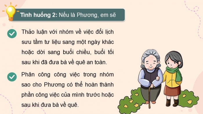 Giáo án điện tử Hoạt động trải nghiệm 12 cánh diều Chủ đề 4: Tổ chức cuộc sống gia đình (P1)