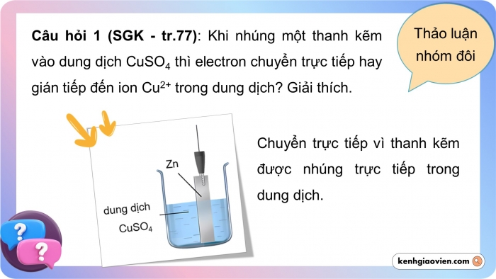 Giáo án điện tử Hóa học 12 cánh diều Bài 11: Nguồn điện hóa học