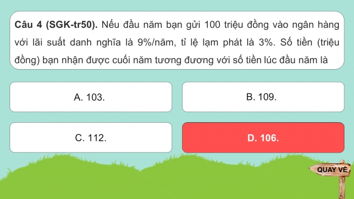 Giáo án điện tử chuyên đề Toán 12 chân trời Bài tập cuối CĐ 2