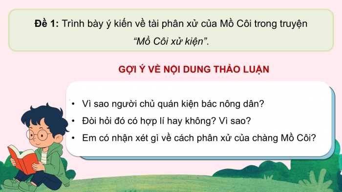 Giáo án điện tử Tiếng Việt 5 cánh diều Bài 8: Trao đổi Ý kiến của em