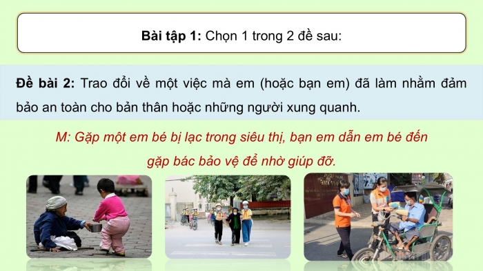 Giáo án điện tử Tiếng Việt 5 cánh diều Bài 9: Trao đổi Vì cuộc sống yên bình