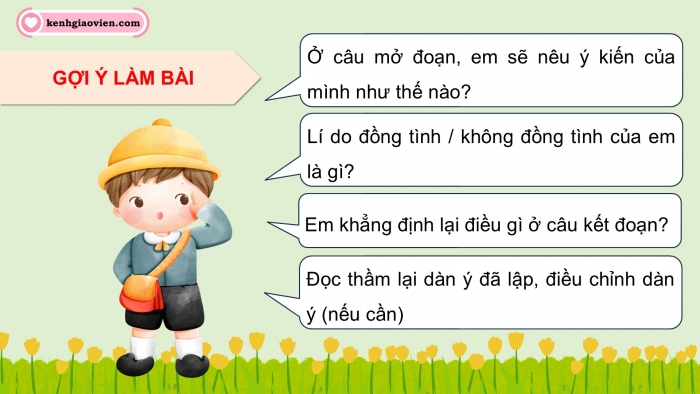 Giáo án điện tử Tiếng Việt 5 cánh diều Bài 9: Viết đoạn văn nêu ý kiến về một hiện tượng xã hội (Ôn tập)