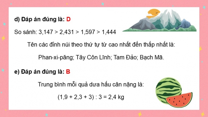 Giáo án điện tử Toán 5 cánh diều Bài 49: Ôn tập chung