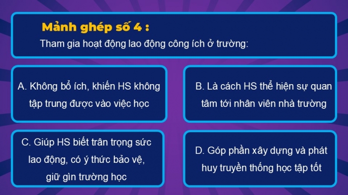 Giáo án điện tử Hoạt động trải nghiệm 9 chân trời bản 2 Chủ đề 3 Tuần 11