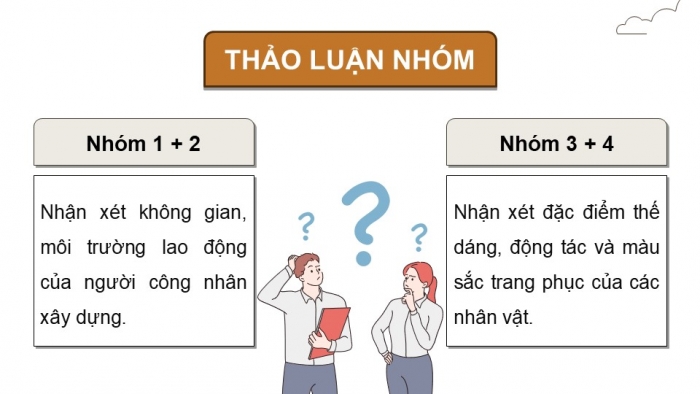 Giáo án điện tử Mĩ thuật 9 chân trời bản 2 Bài 6: Vẻ đẹp của người công nhân xây dựng