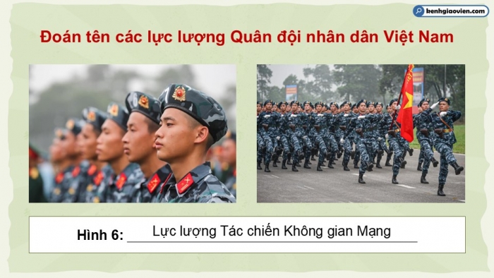 Giáo án điện tử Mĩ thuật 9 chân trời bản 2 Bài 7: Hình tượng bộ đội trong sáng tạo mĩ thuật