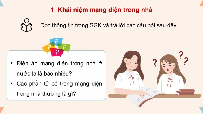 Giáo án điện tử Công nghệ 9 Lắp đặt mạng điện trong nhà Cánh diều Bài 4: Thiết kế mạng điện trong nhà