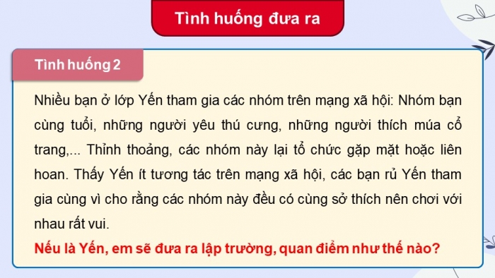 Giáo án điện tử Hoạt động trải nghiệm 12 cánh diều Chủ đề 3: Làm chủ bản thân và sống có trách nhiệm (P2)