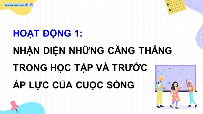 Giáo án điện tử Hoạt động trải nghiệm 9 cánh diều Chủ đề 3 - Hoạt động giáo dục 1: Ứng phó với căng thẳng