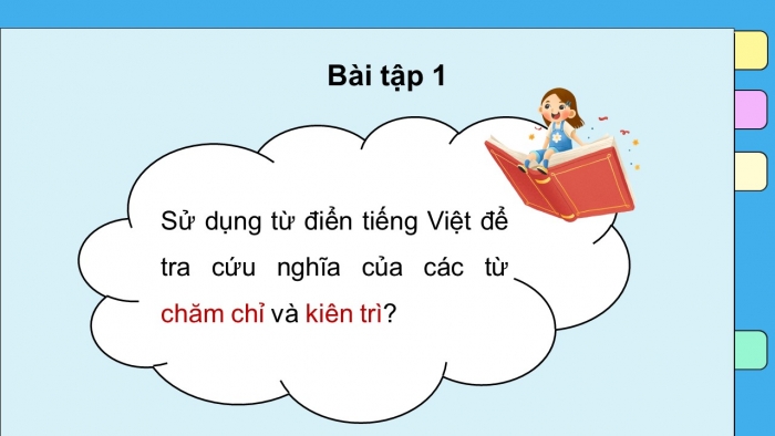 Giáo án điện tử Tiếng Việt 5 kết nối Bài 19: Luyện tập sử dụng từ điển