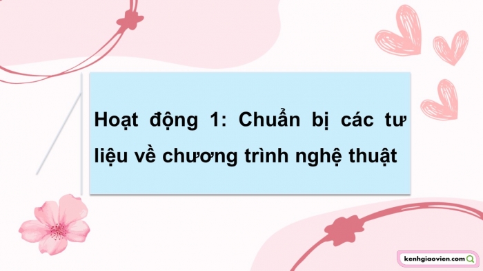 Giáo án điện tử Tiếng Việt 5 kết nối Bài 28: Chương trình nghệ thuật em yêu thích