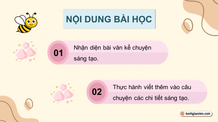 Giáo án điện tử Tiếng Việt 5 chân trời Bài 2: Bài văn kể chuyện sáng tạo