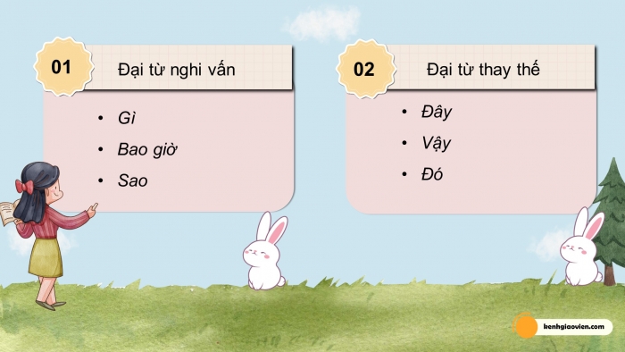 Giáo án điện tử Tiếng Việt 5 chân trời Bài 4: Luyện tập về đại từ