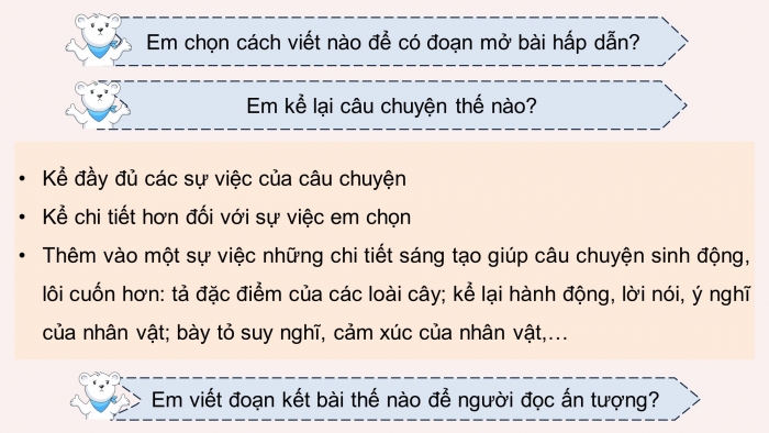 Giáo án điện tử Tiếng Việt 5 chân trời Bài 5: Viết bài văn kể chuyện sáng tạo (Bài viết số 1)