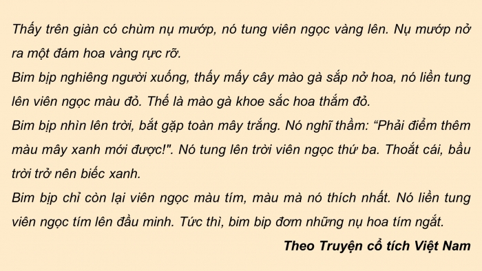 Giáo án điện tử Tiếng Việt 5 chân trời Bài 1: Bài văn kể chuyện sáng tạo (tiếp theo)