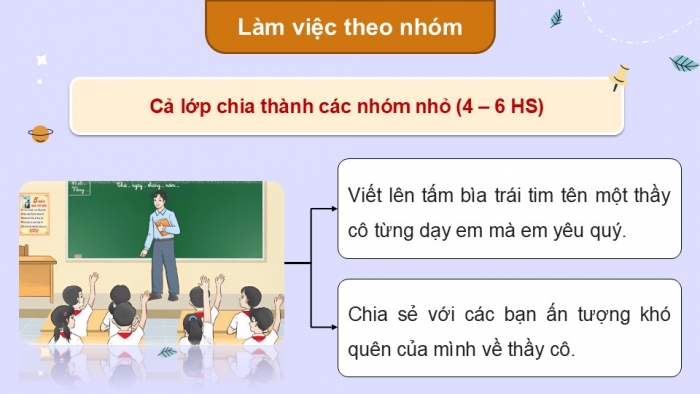 Giáo án điện tử Hoạt động trải nghiệm 5 kết nối Chủ đề Tôn sư trọng đạo - Tuần 10