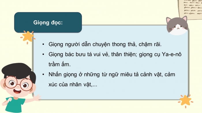 Giáo án điện tử Tiếng Việt 5 chân trời Bài 5: Những lá thư