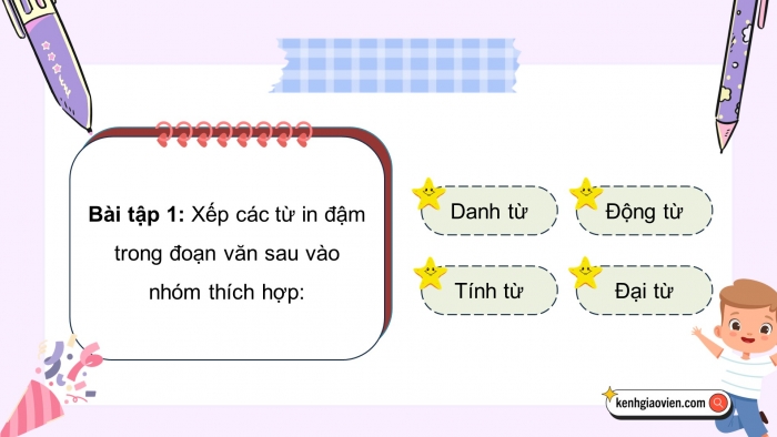 Giáo án điện tử Tiếng Việt 5 chân trời Bài Ôn tập cuối học kì I (Tiết 3)