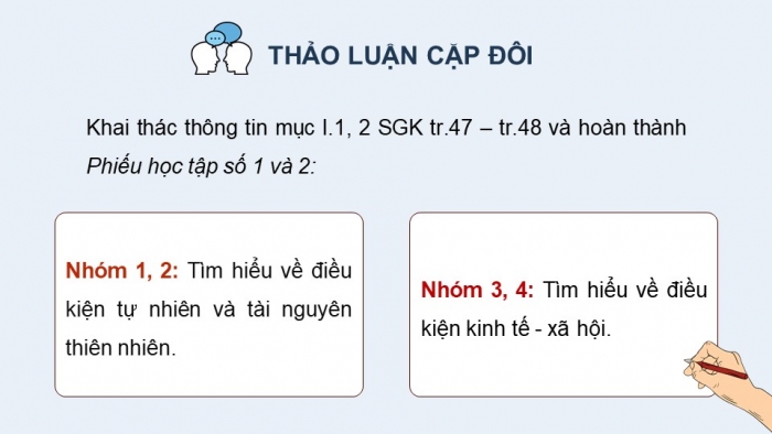 Giáo án điện tử Địa lí 12 chân trời Bài 12: Vấn đề phát triển nông nghiệp