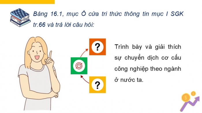 Giáo án điện tử Địa lí 12 chân trời Bài 16: Chuyển dịch cơ cấu công nghiệp