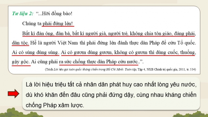 Giáo án điện tử Lịch sử 12 chân trời Bài 7: Cuộc kháng chiến chống thực dân Pháp (1945 – 1954) (P2)