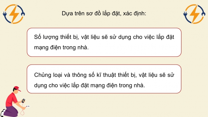 Giáo án điện tử Công nghệ 9 Lắp đặt mạng điện trong nhà Chân trời Chủ đề 5: Tính toán chi phí cho mạng điện trong nhà đơn giản