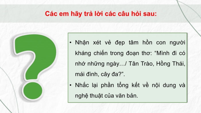 Giáo án PPT dạy thêm Ngữ văn 12 Cánh diều bài 4: Việt Bắc (Tố Hữu)