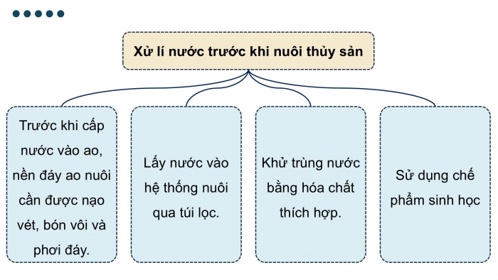 Giáo án điện tử Công nghệ 12 Lâm nghiệp Thủy sản Cánh diều Bài 13: Xử li môi trường nuôi thuỷ sản