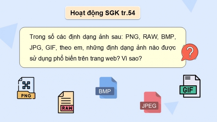 Giáo án điện tử Tin học ứng dụng 12 cánh diều Bài 5: Chèn hình ảnh, âm thanh, video và sử dụng khung