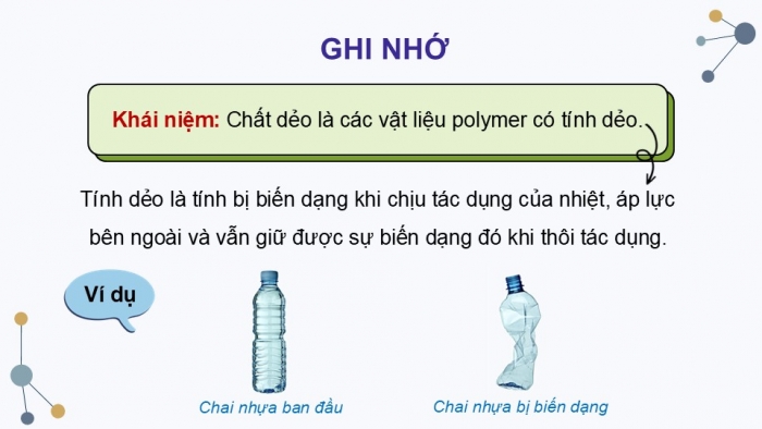 Giáo án điện tử Hoá học 12 kết nối Bài 13: Vật liệu polymer