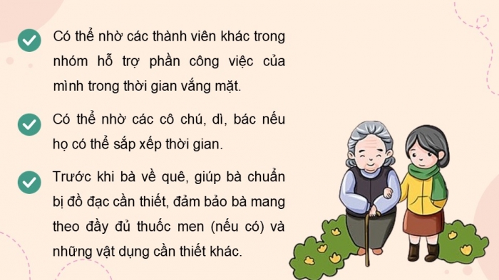 Giáo án điện tử Hoạt động trải nghiệm 12 cánh diều Chủ đề 4: Tổ chức cuộc sống gia đình (P1)