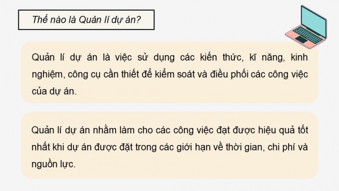 Giáo án điện tử chuyên đề Tin học ứng dụng 12 cánh diều Bài 1: Tạo lập dự án