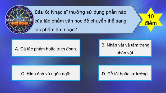 Giáo án điện tử chuyên đề Ngữ văn 12 kết nối CĐ 2 Phần 1: Thưởng thức một tác phẩm nghệ thuật được chuyển thể từ văn học