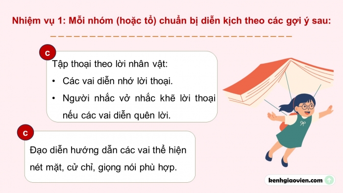 Giáo án điện tử Tiếng Việt 5 cánh diều Bài 8: Diễn kịch Có lí có tình; Ai có lỗi?