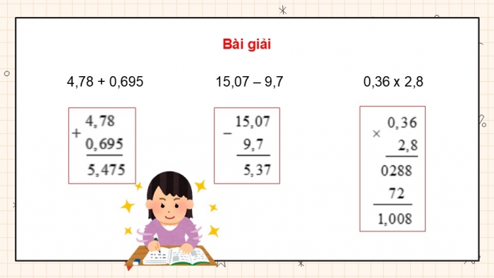 Giáo án điện tử Toán 5 cánh diều Bài 47: Em ôn lại những gì đã học