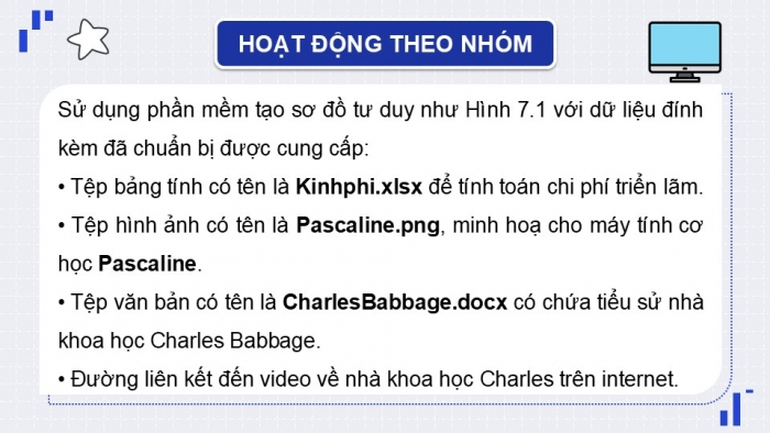 Giáo án điện tử Tin học 9 kết nối Bài 8: Thực hành Sử dụng công cụ trực quan trình bày thông tin trong trao đổi và hợp tác