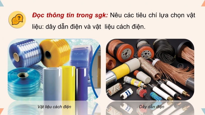 Giáo án điện tử Công nghệ 9 Lắp đặt mạng điện trong nhà Kết nối Bài 4: Vật liệu, thiết bị và dụng cụ dùng cho lắp đặt mạng điện trong nhà