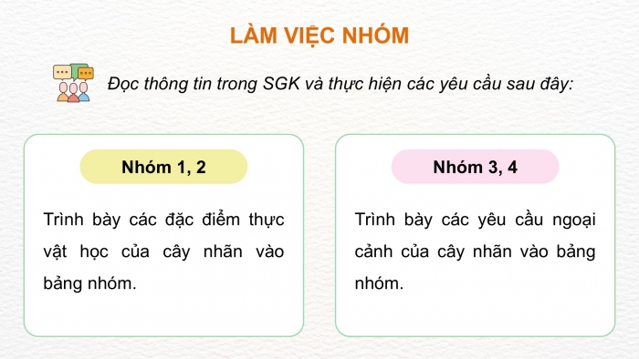 Giáo án điện tử Công nghệ 9 Trồng cây ăn quả Kết nối Bài 4: Kĩ thuật trồng và chăm sóc cây nhãn